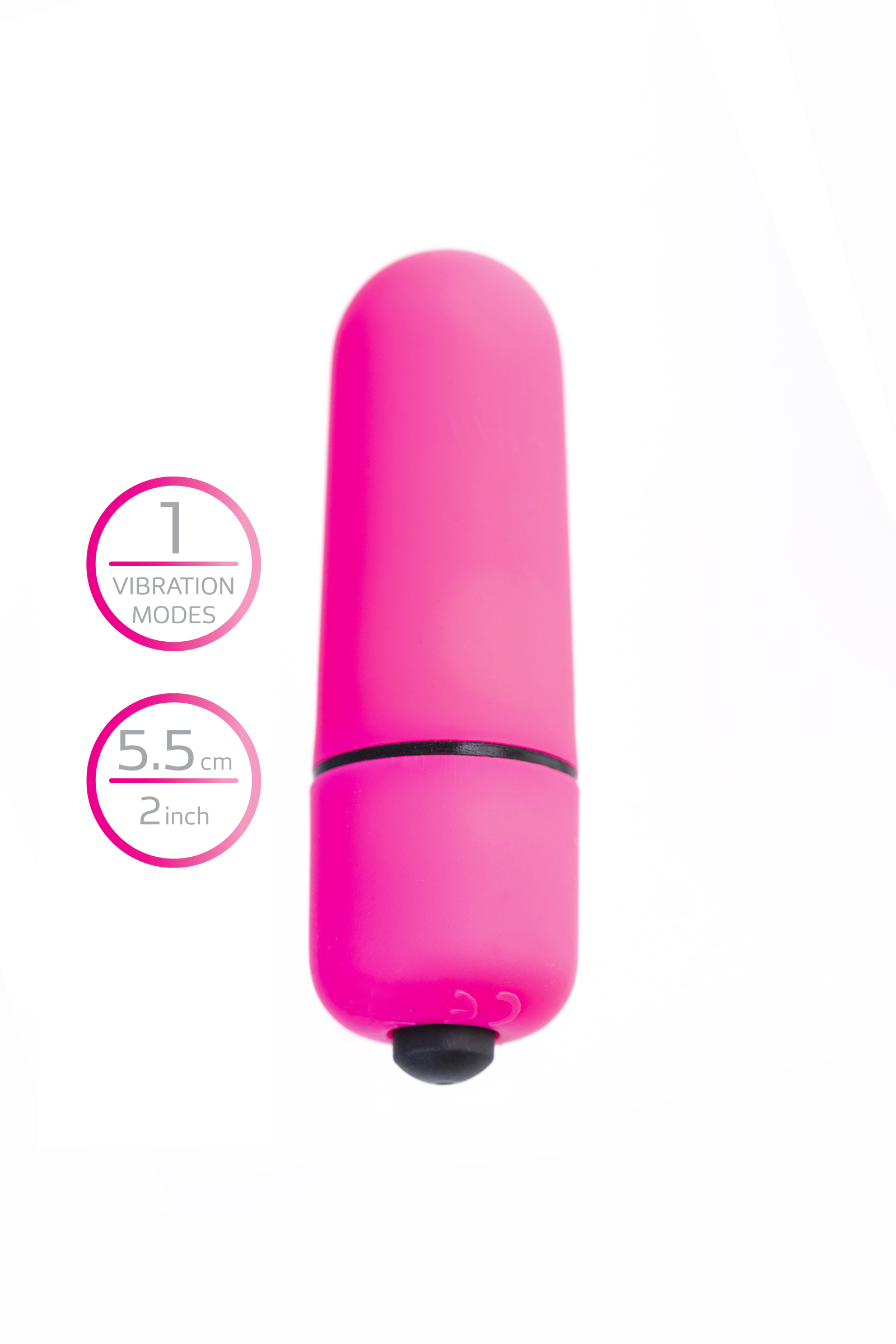 Вибропуля A-Toys Alli ABS пластик, розовый, 5,5 см, Ø 1,7 см. Фото N7