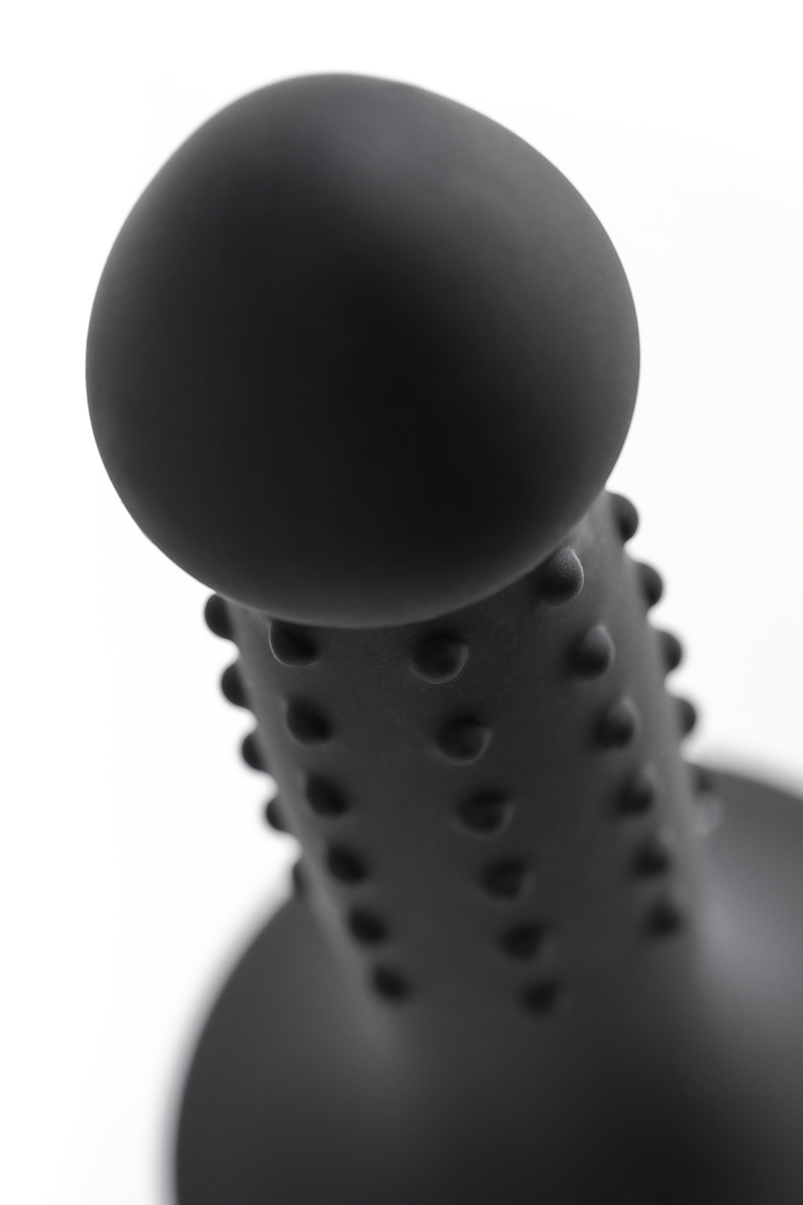 Анальный фаллоимитатор A-Toys Spikn, силикон, черный, 14 см. Фото N7