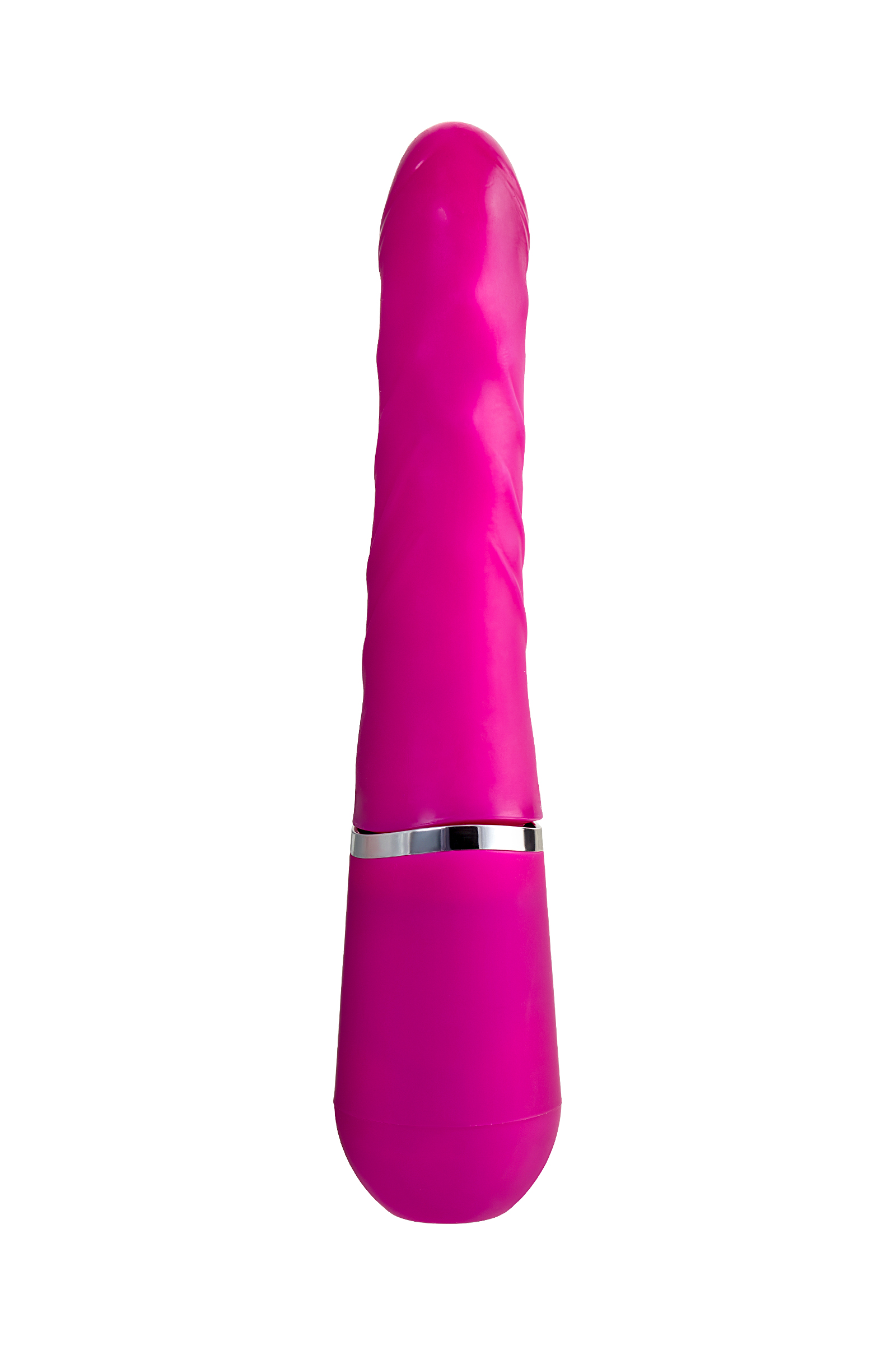 Нереалистичный вибратор Ailighter Smart Telescopic lover, TPE, розовый, 27,1 см.. Фото N5