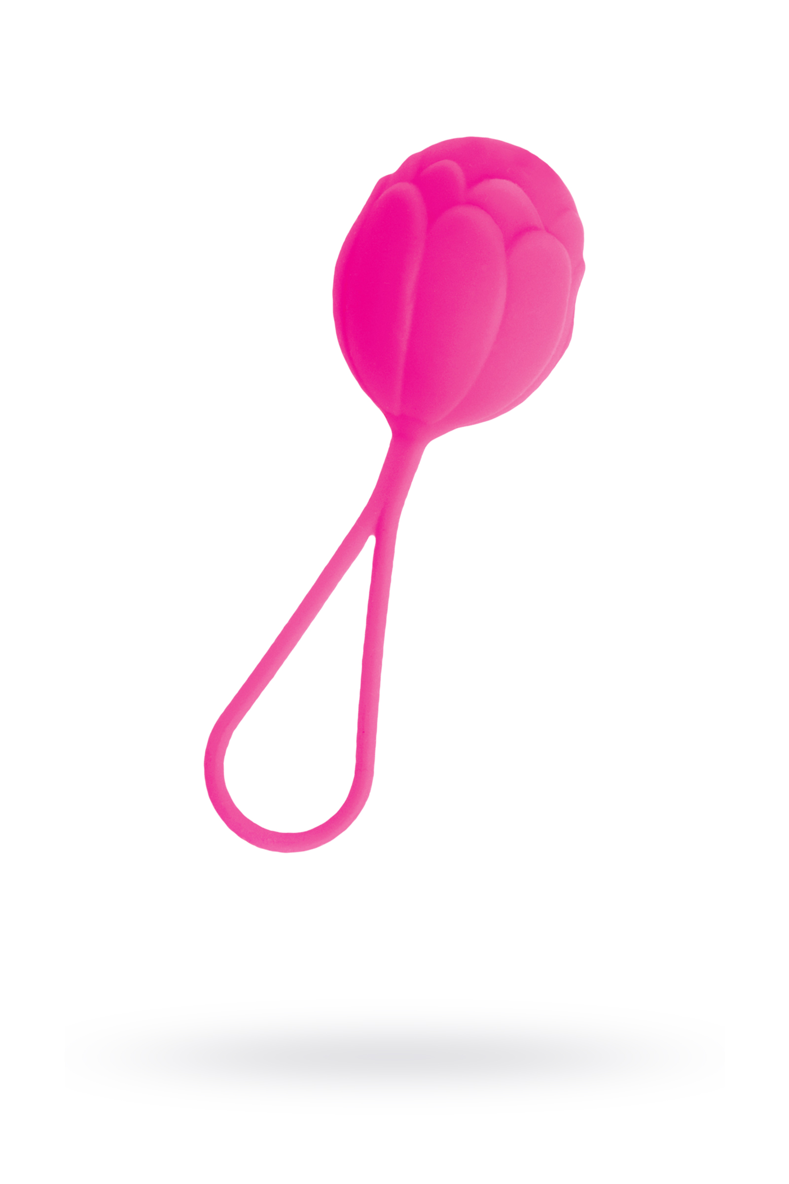 Вагинальный шарик Штучки-дрючки, силикон, розовый, Ø 3,5 см. Фото N4