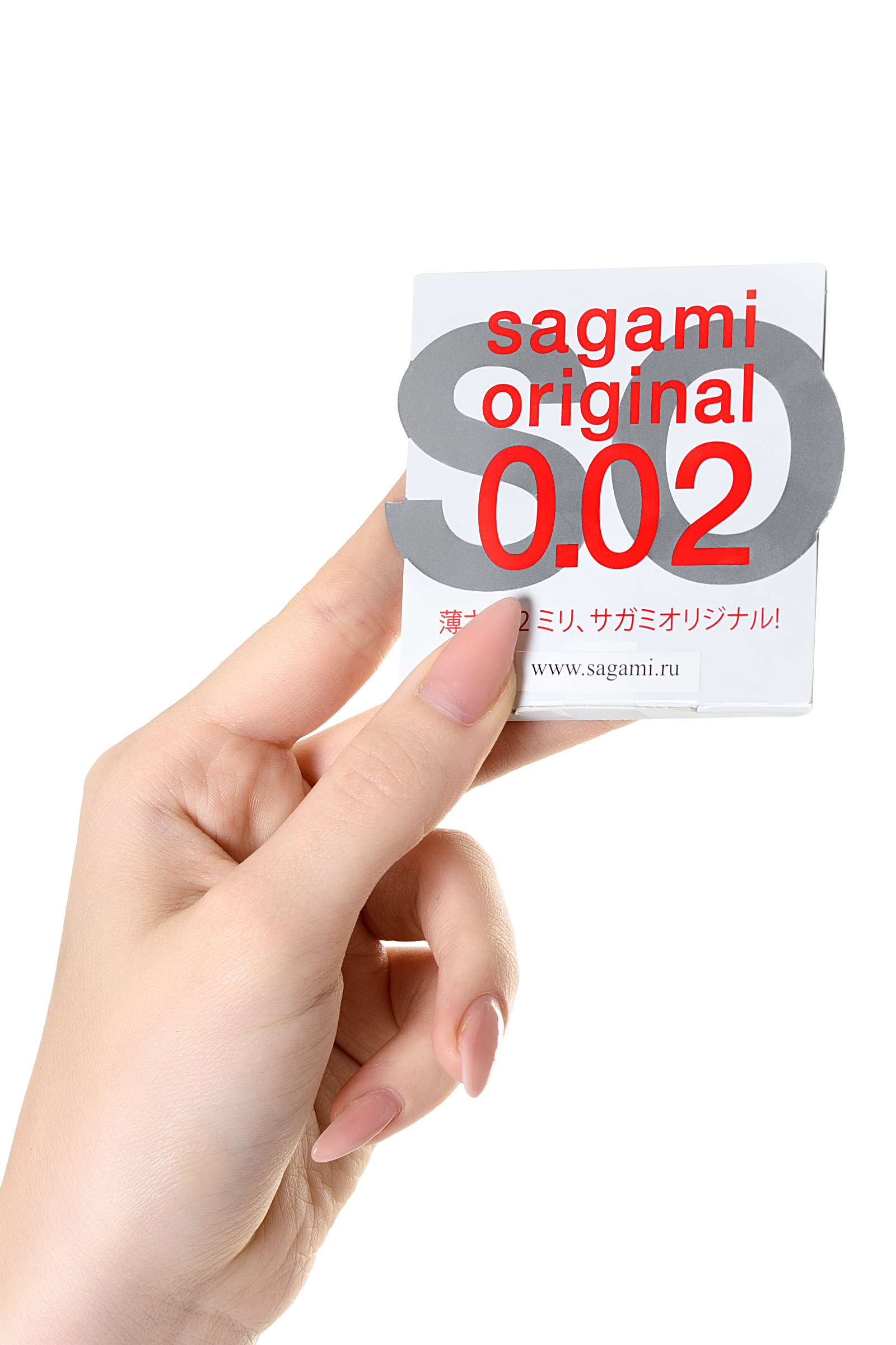 Презервативы Sagami, original 0.02, полиуретан, ультратонкие, гладкие, 18 см, 5,8 см, 1 шт. фото 1. Фото N9