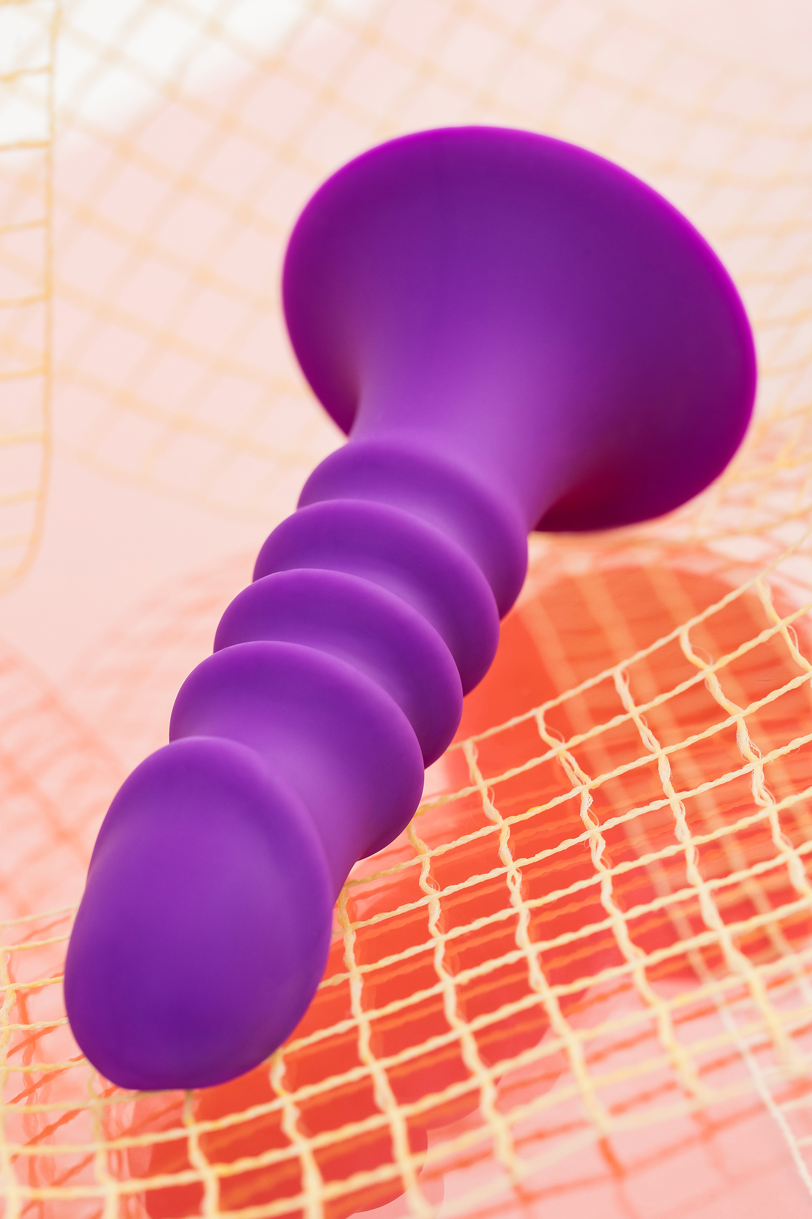 Анальный фаллоимитатор A-Toys Drilly, силикон, фиолетовый, 14 см. Фото N14