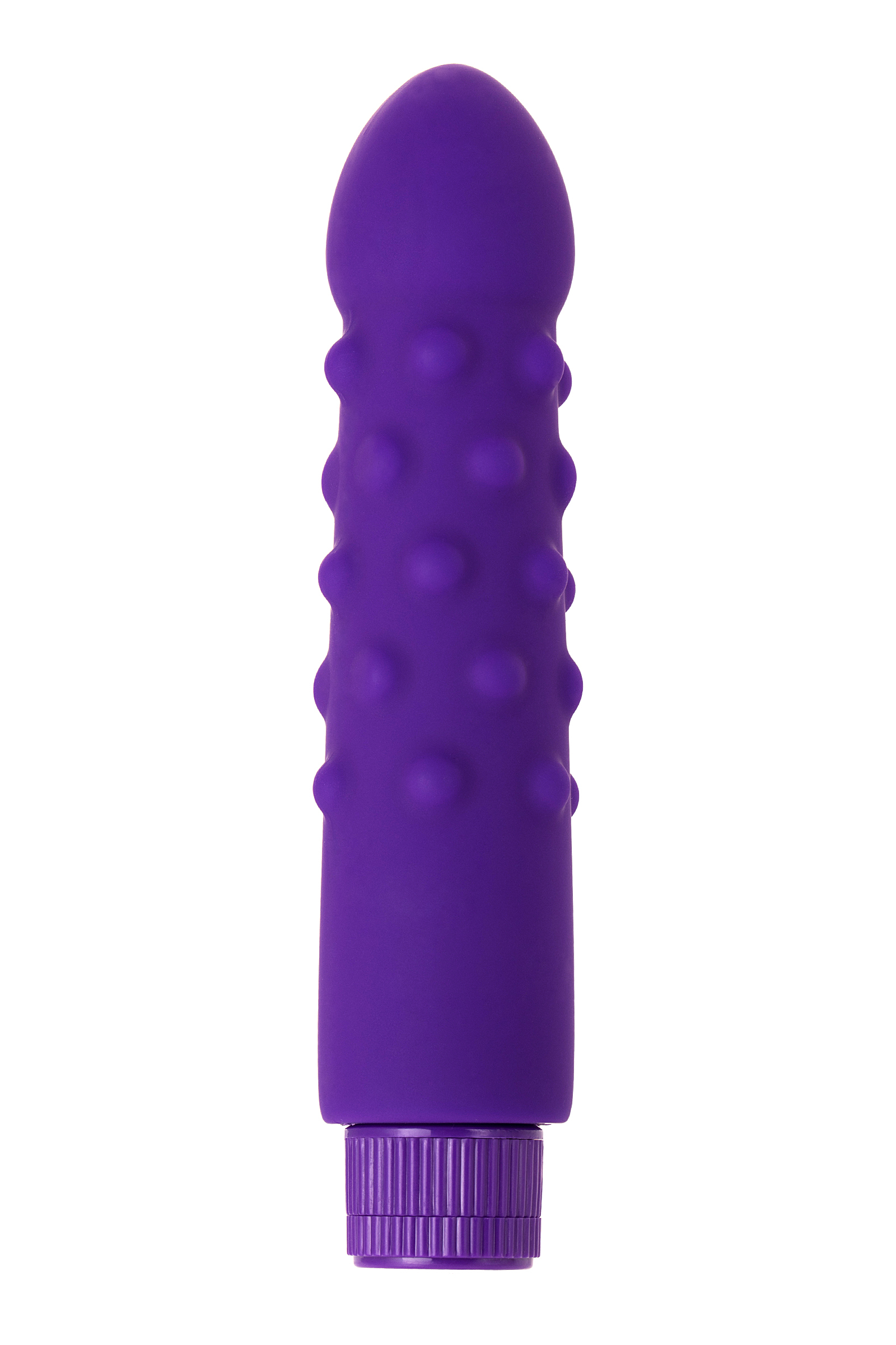 Нереалистичный вибратор TOYFA A-Toys, силикон, фиолетовый, 17 см. Фото N2