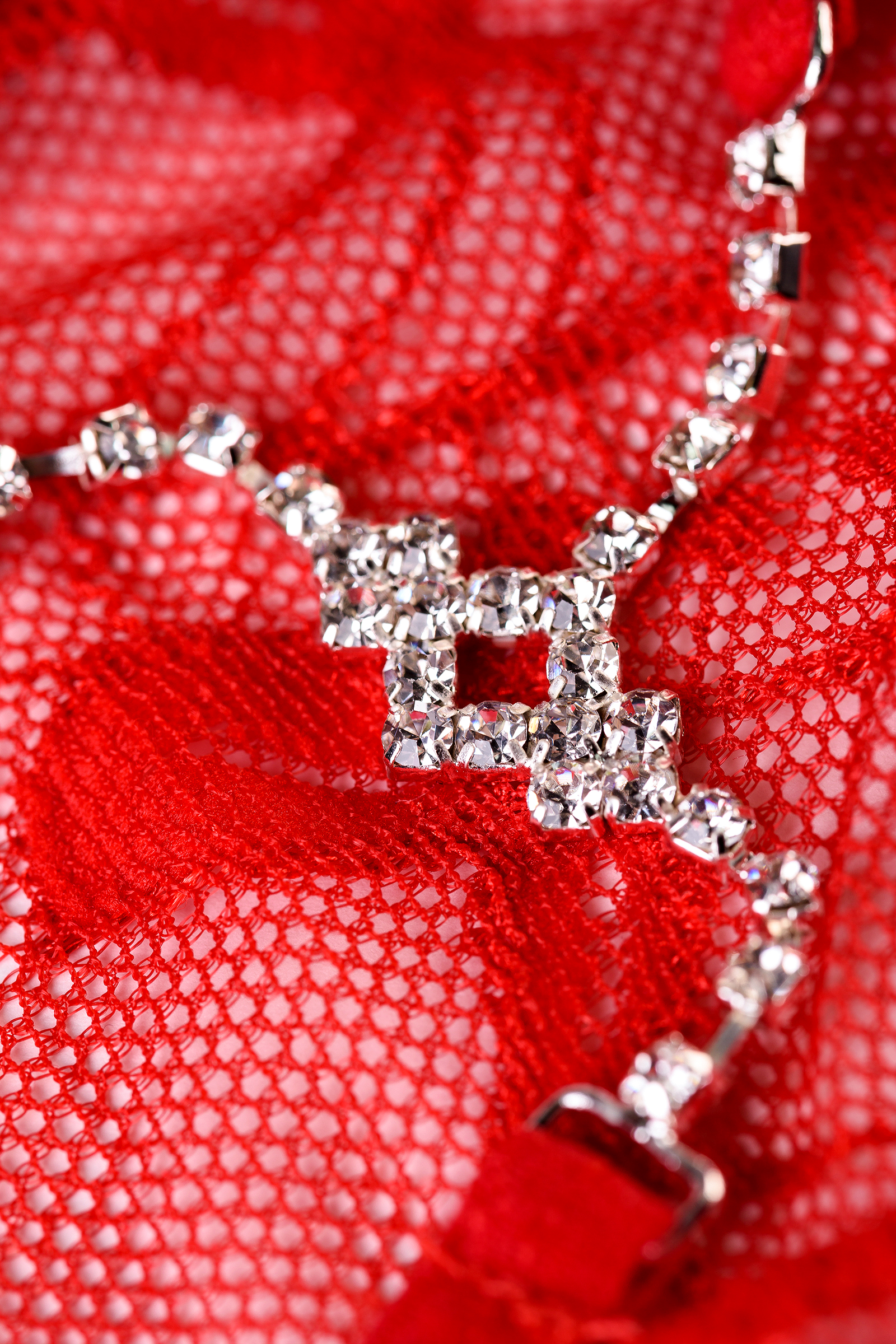 Трусики со стразами Joli Terri, красный, OS. Фото N6