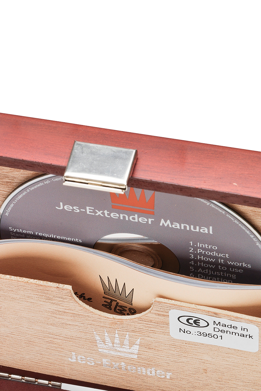 Устройство для увеличения пениса Jes-Extender Original Металл,  Серебристый. Фото N3
