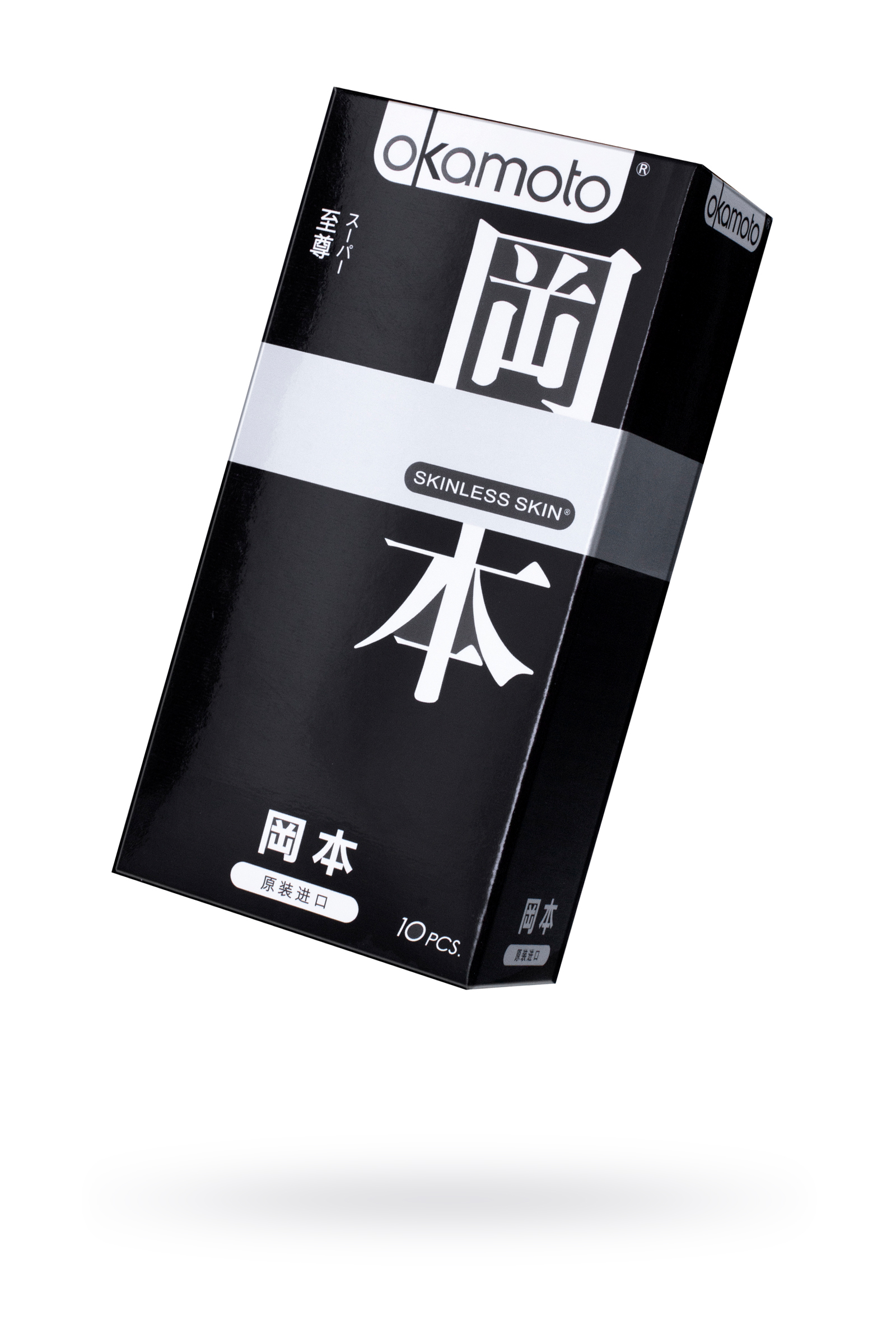 Презервативы ароматизированные с двойной смазкой Окамото Skinless Skin Super № 10 (ваниль), 10 шт. фото 1