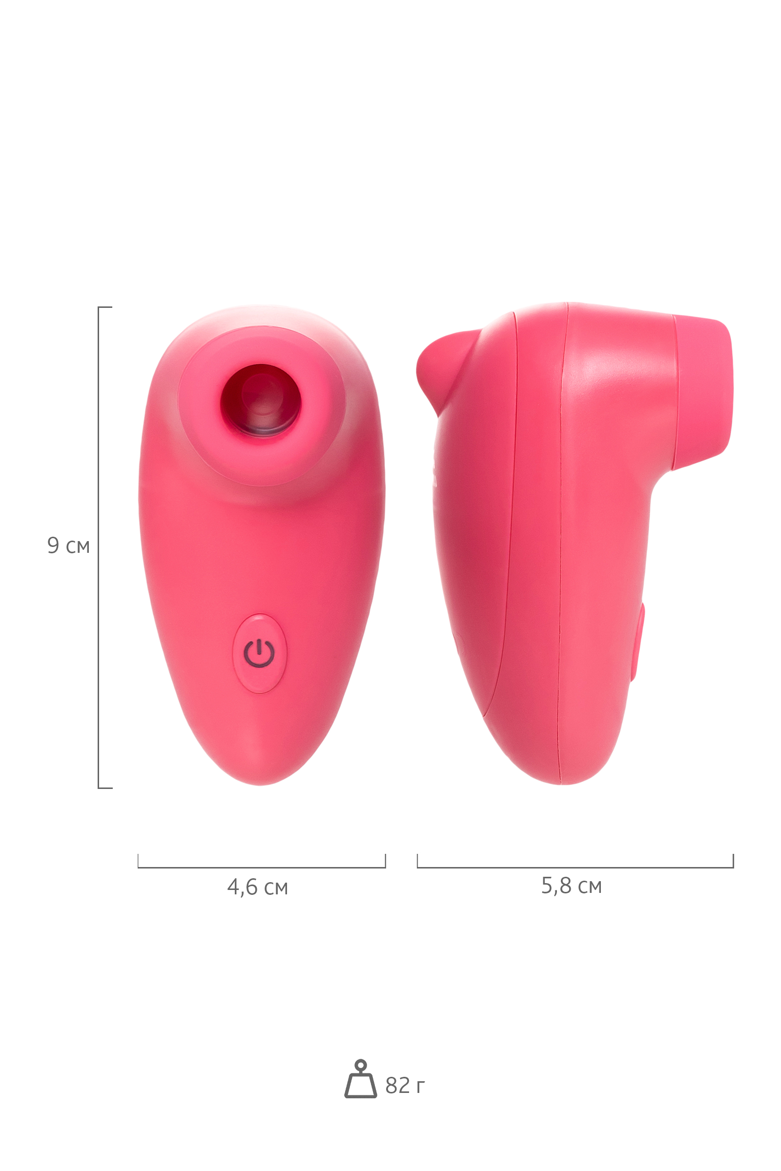 Вакуумный стимулятор клитора PPP CHUPA-CHUPA ZENGI ROTOR, ABS-пластик, розовый, 9 см. Фото N11