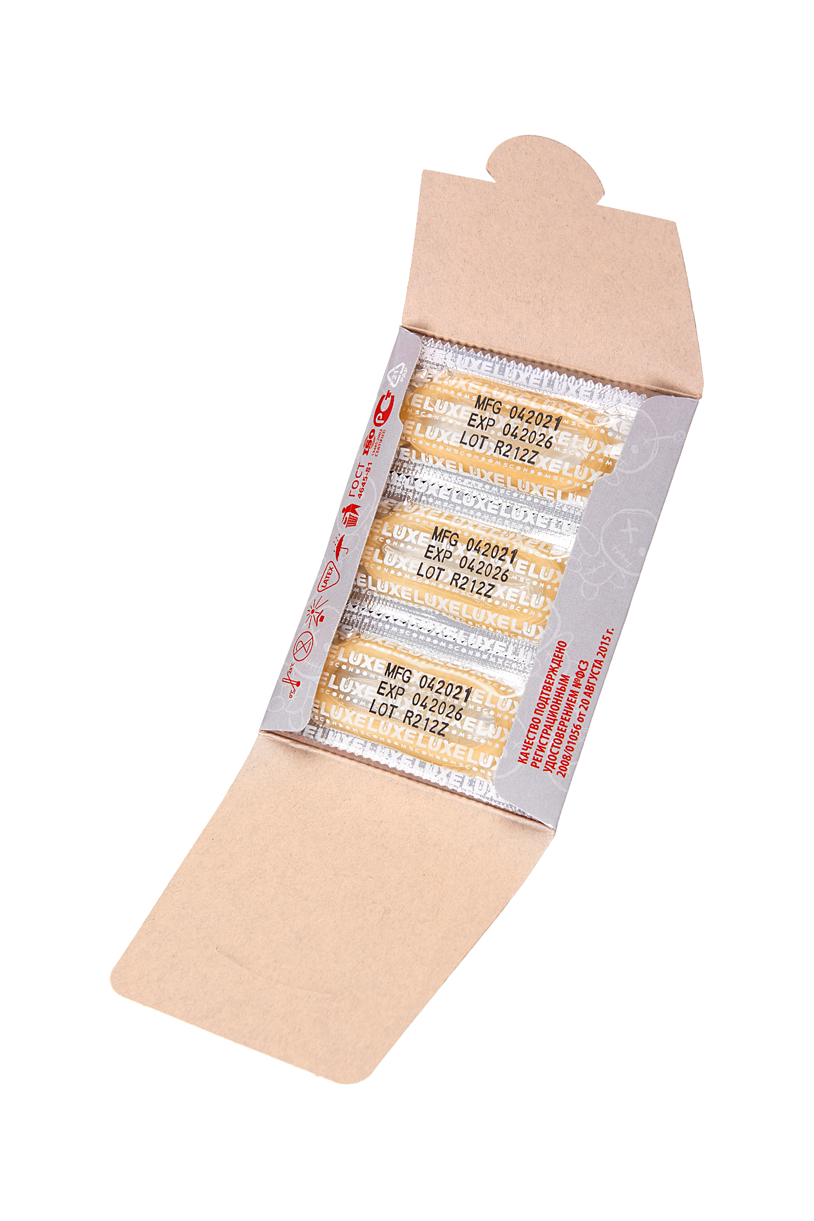 Презервативы Luxe, конверт «Воскрешаюший мертвеца», латекс, 18 см, 5,2 см, 3 шт. фото 1. Фото N4