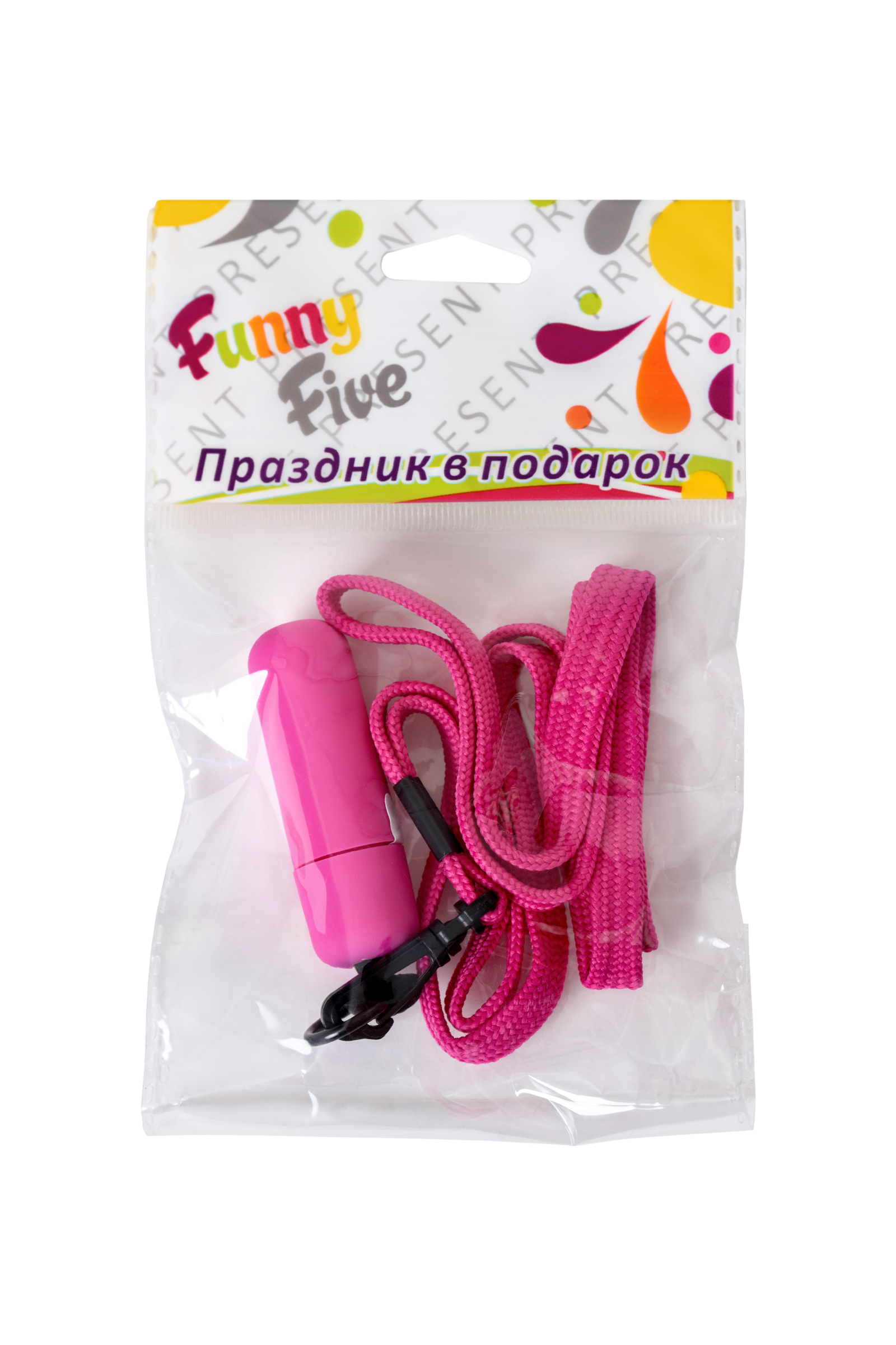 Вибратор Sexus Funny Five, ABS пластик, розовый, 5,5 см,1 шт.. Фото N2