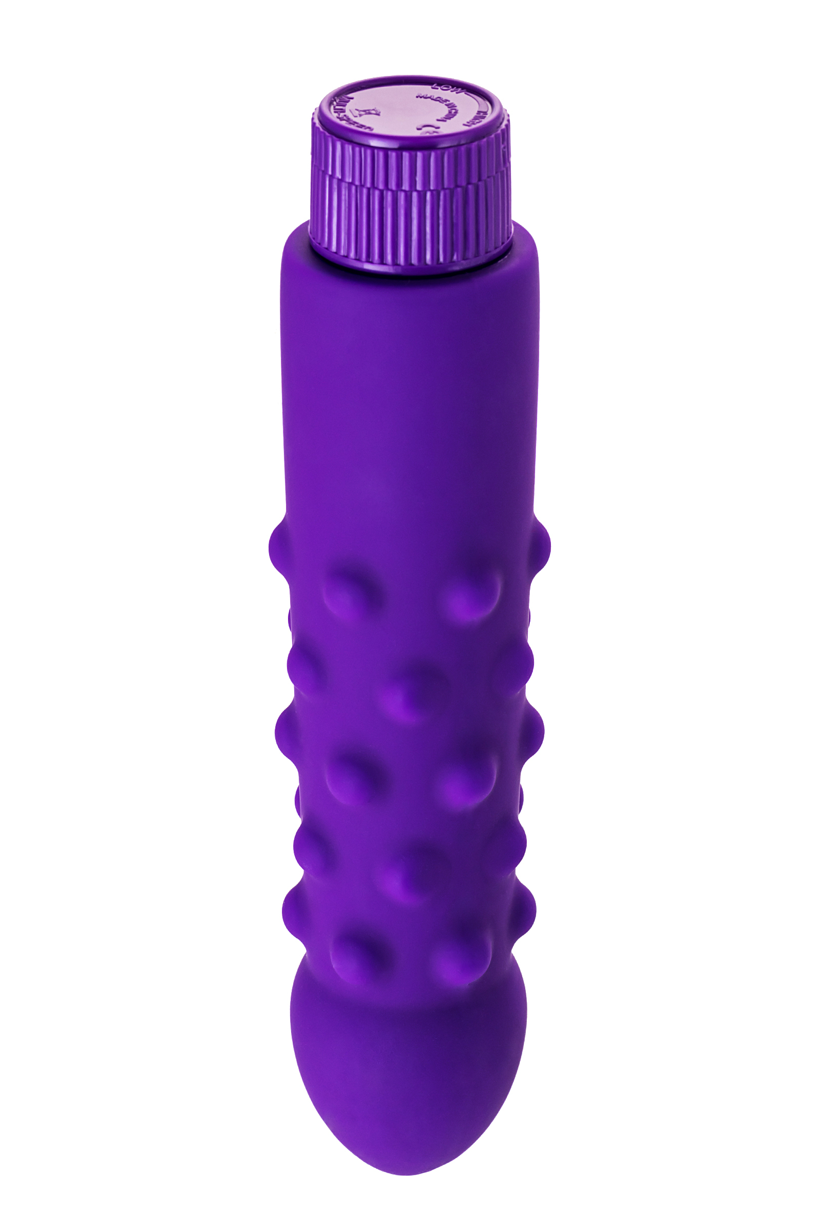 Нереалистичный вибратор TOYFA A-Toys, силикон, фиолетовый, 17 см. Фото N4