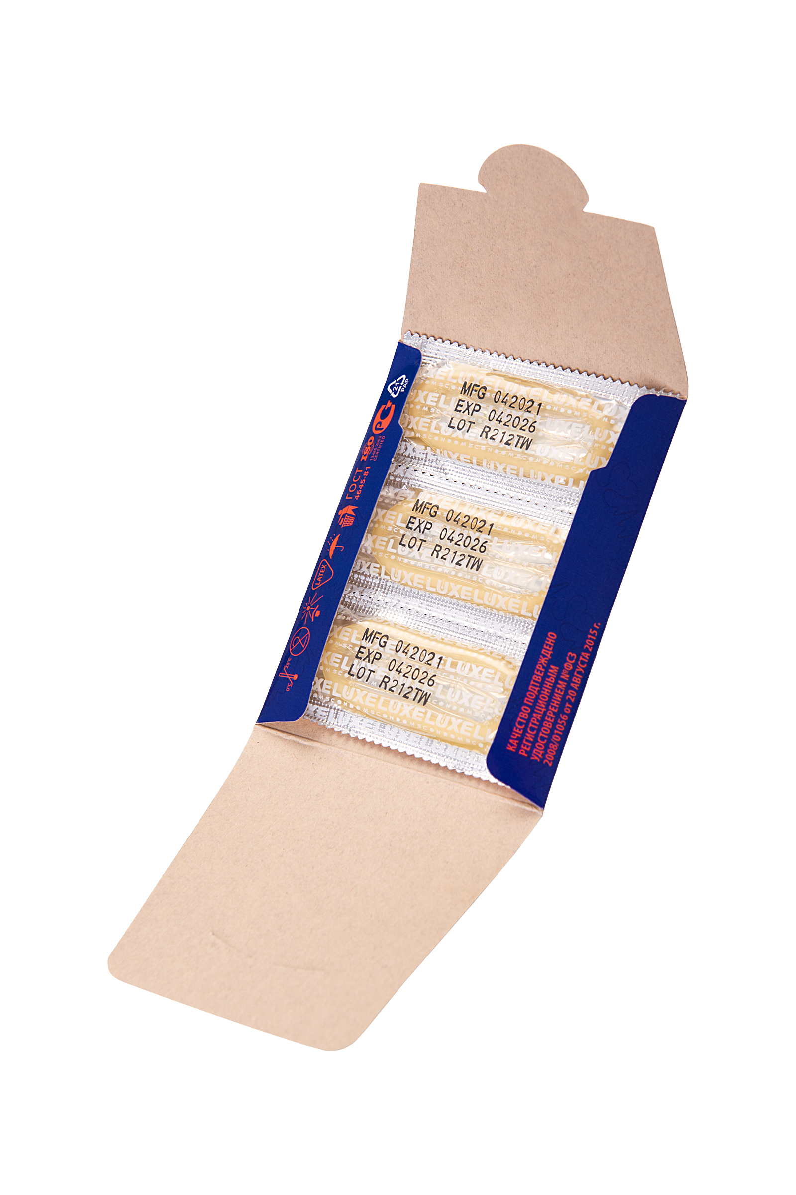 Презервативы Luxe, конверт «Сексреаниматор», латекс, персик, 18 см, 5,2 см, 3 шт. фото 1. Фото N4