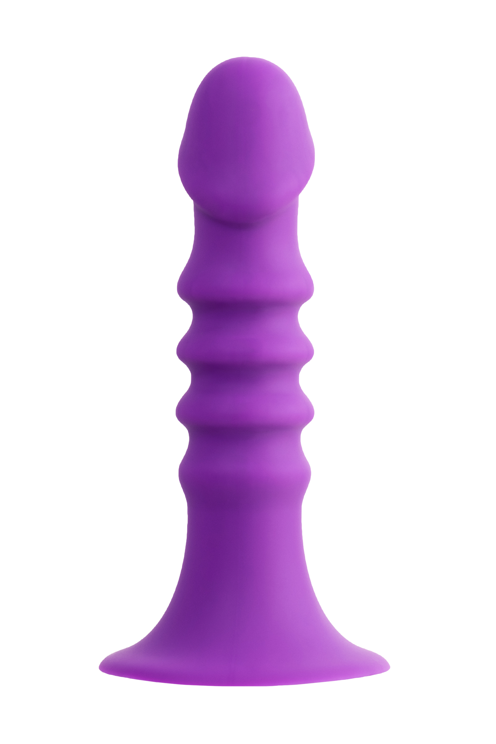 Анальный фаллоимитатор A-Toys Drilly, силикон, фиолетовый, 14 см. Фото N3