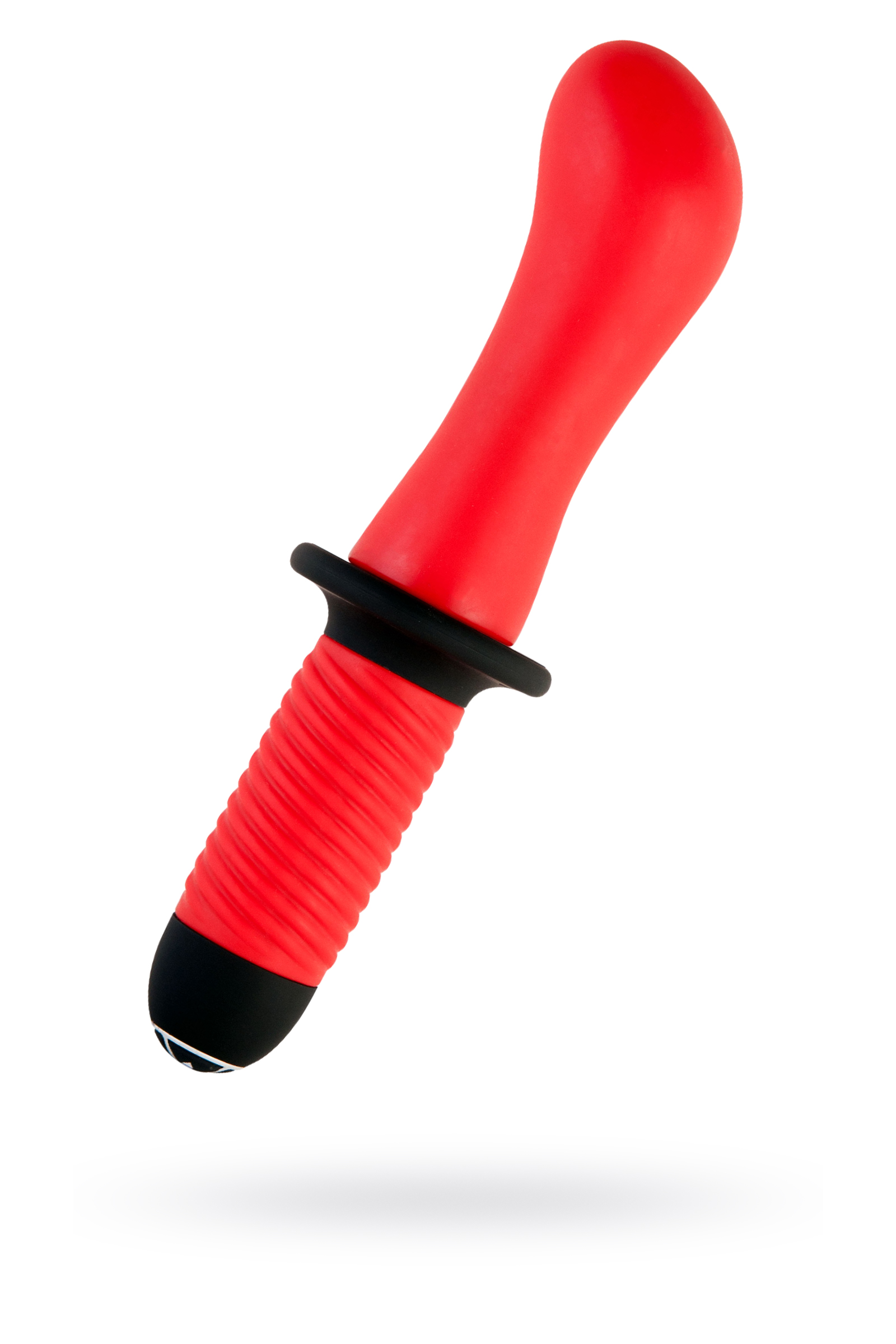 Анальный стимулятор Black & Red by TOYFA с вибрацией, водонепроницаемый, силикон, красный, 27 см, Ø