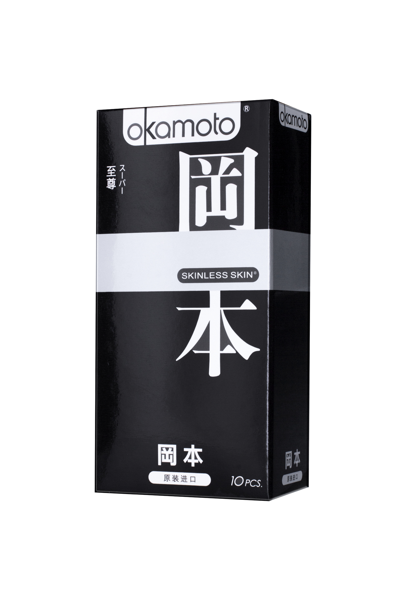 Презервативы ароматизированные с двойной смазкой Окамото Skinless Skin Super № 10 (ваниль), 10 шт. фото 1. Фото N2