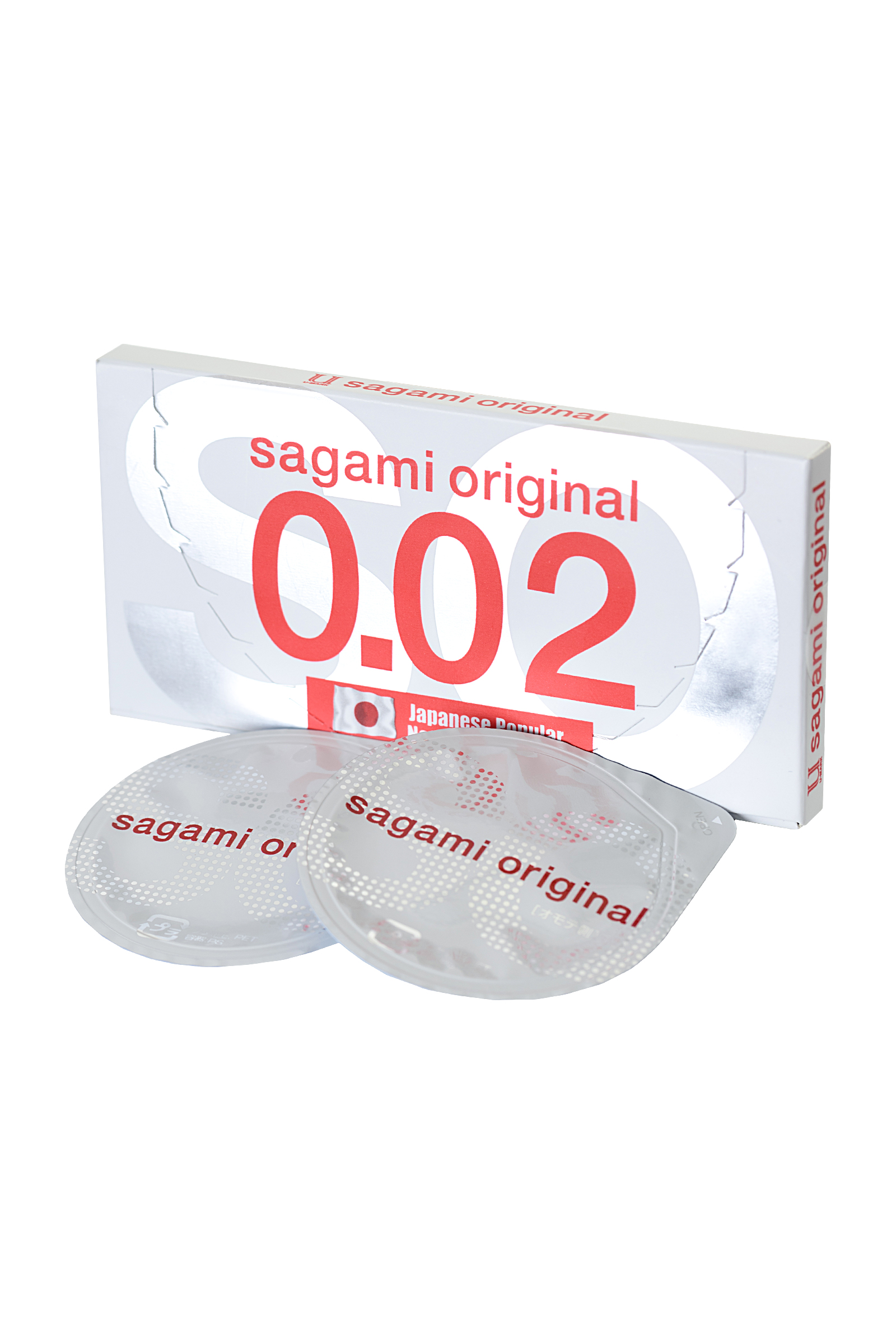 Презервативы Sagami, original 0.02, полиуретан, ультратонкие, гладкие, 19 см, 5,8 см, 2 шт. фото 1. Фото N4