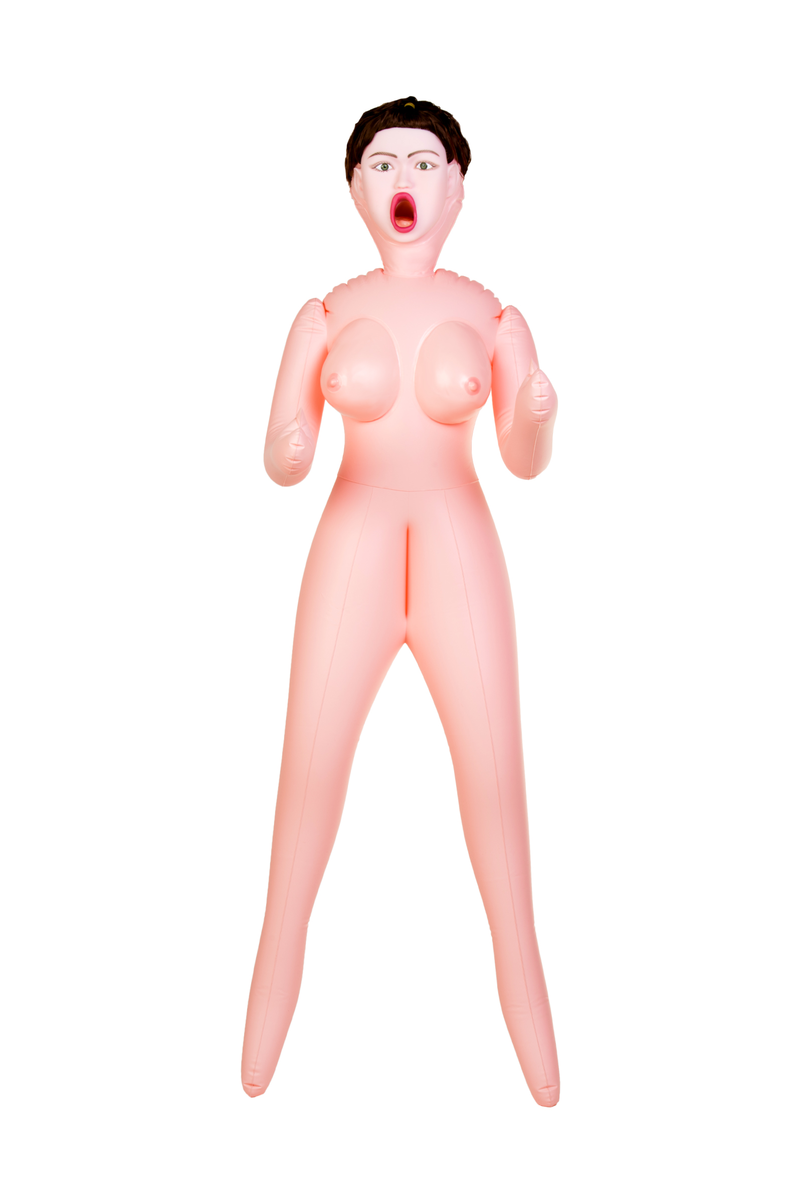 Кукла надувная Dolls-X by TOYFA Violet, брюнетка, с тремя отверстиями, кибер вставка: вагина. Фото N2