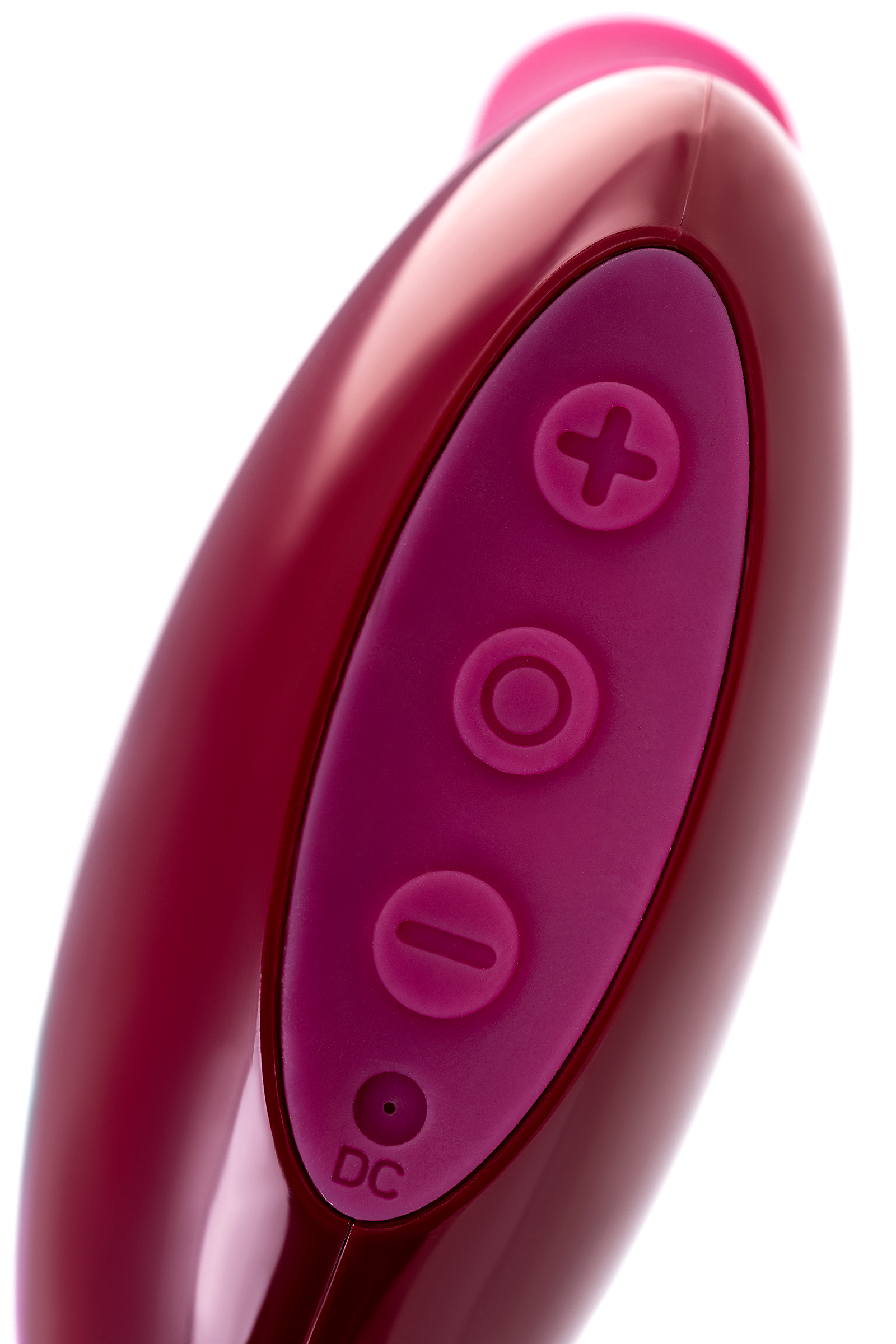 Вакуумный стимулятор клитора TOYFA A-Toys Myrty, бордовый, 9,8 см. Фото N12