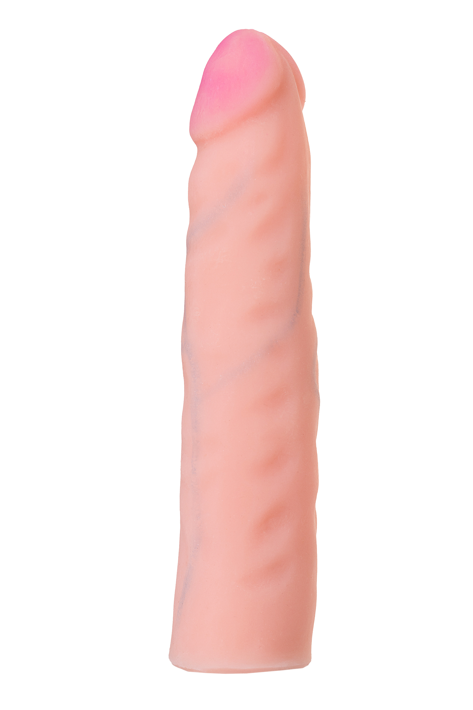 Страпон LoveToy с поясом Harness, с 2 насадками, реалистичный, neoskin, телесный, 18 см. Фото N10