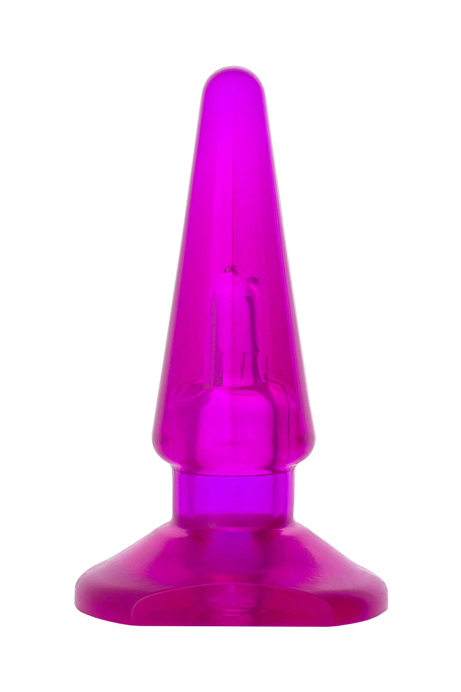 Анальная втулка TOYFA, PVC, фиолетовый, 9,5 см. Фото N2