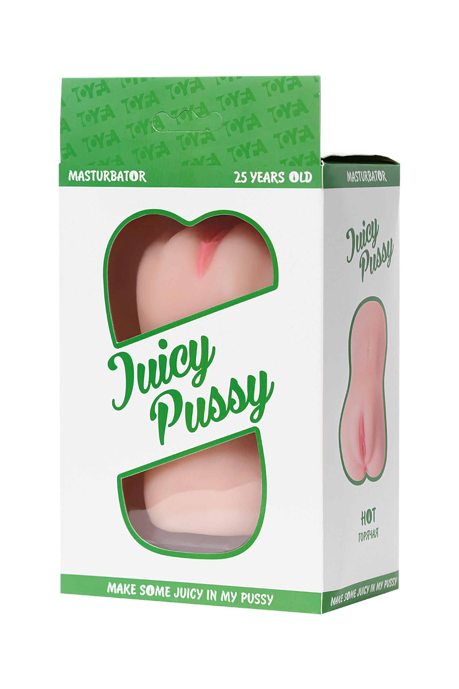 Мастурбатор реалистичный TOYFA Juicy Pussy, Hot, TPR, телесный, 14,5 см. Фото N8