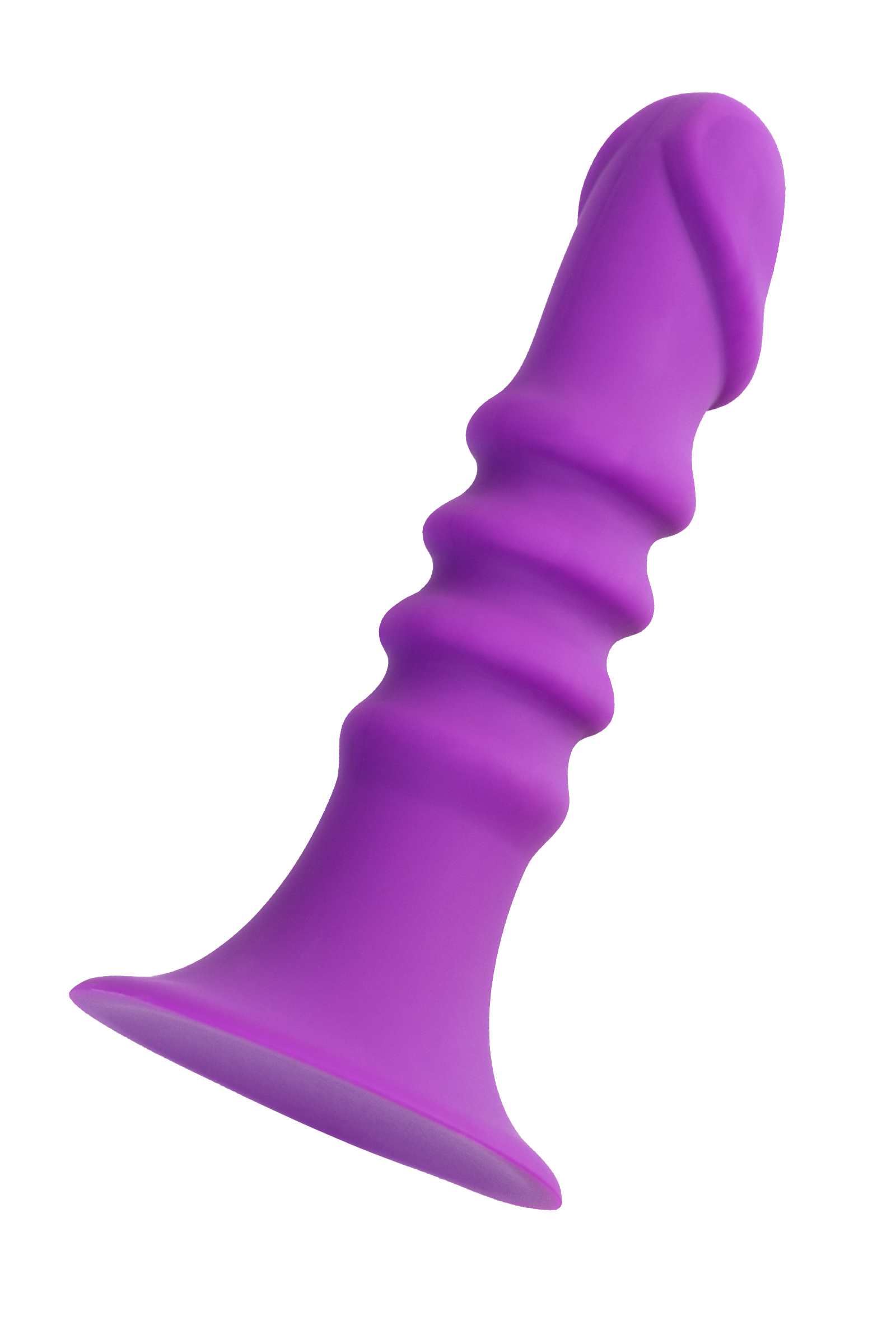 Анальный фаллоимитатор A-Toys Drilly, силикон, фиолетовый, 14 см. Фото N5