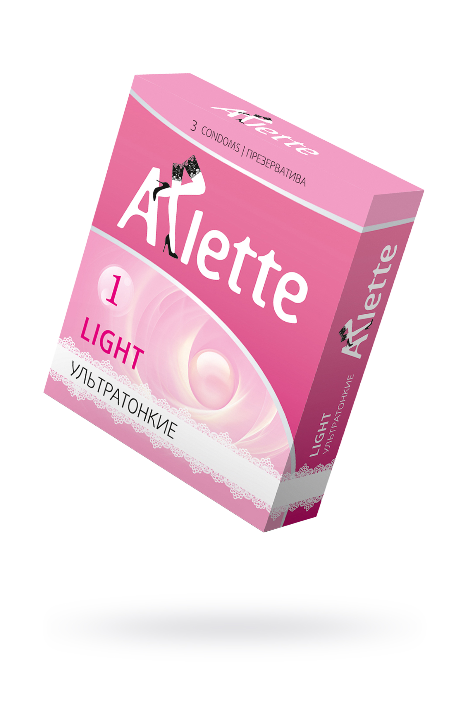 Презервативы Arlette, light, ультратонкие, латекс, 19 см, 5,5 см, 3 шт. фото 1