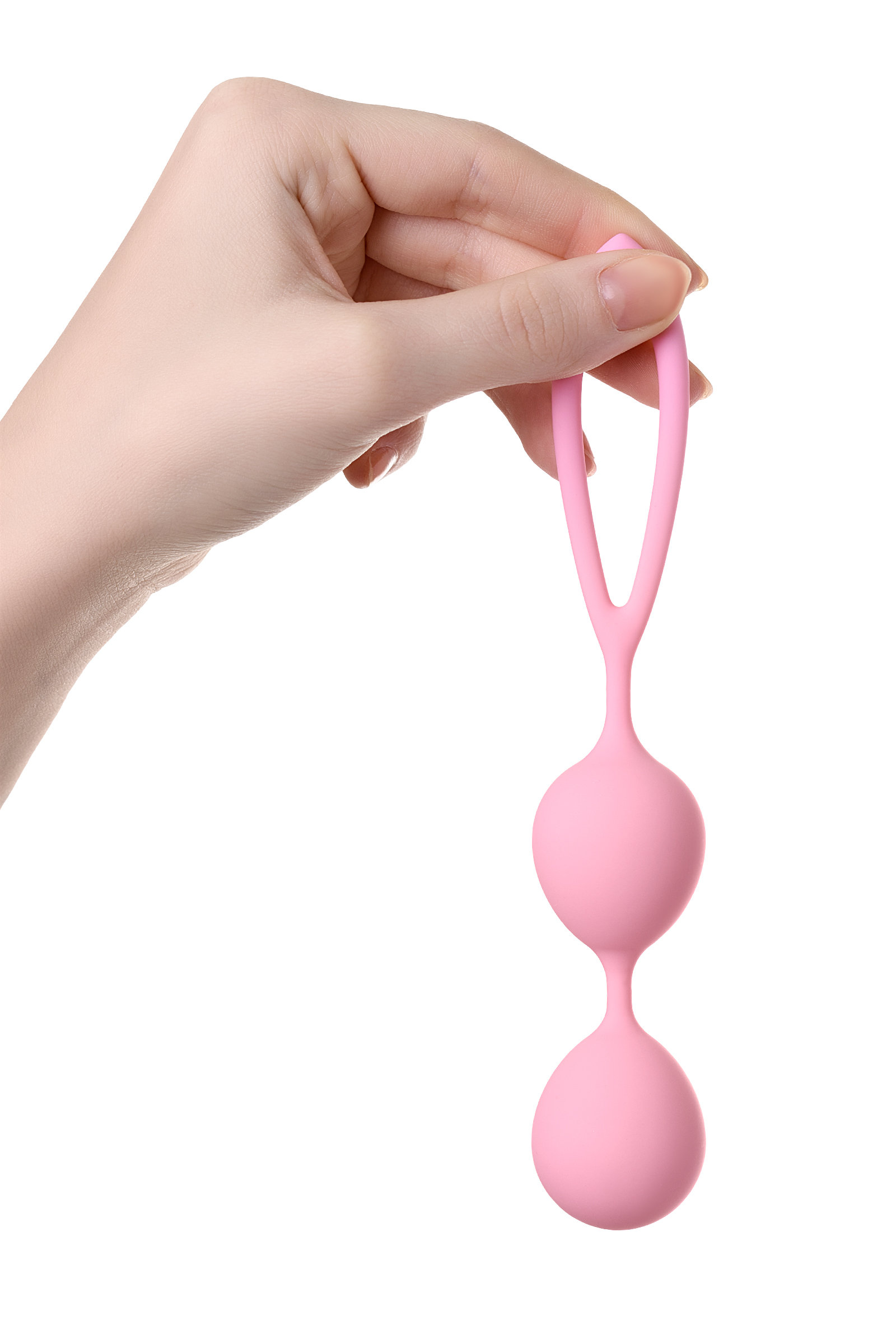 Вагинальные шарики A-Toys by TOYFA Rai, силикон, розовые, 17 см. Фото N3