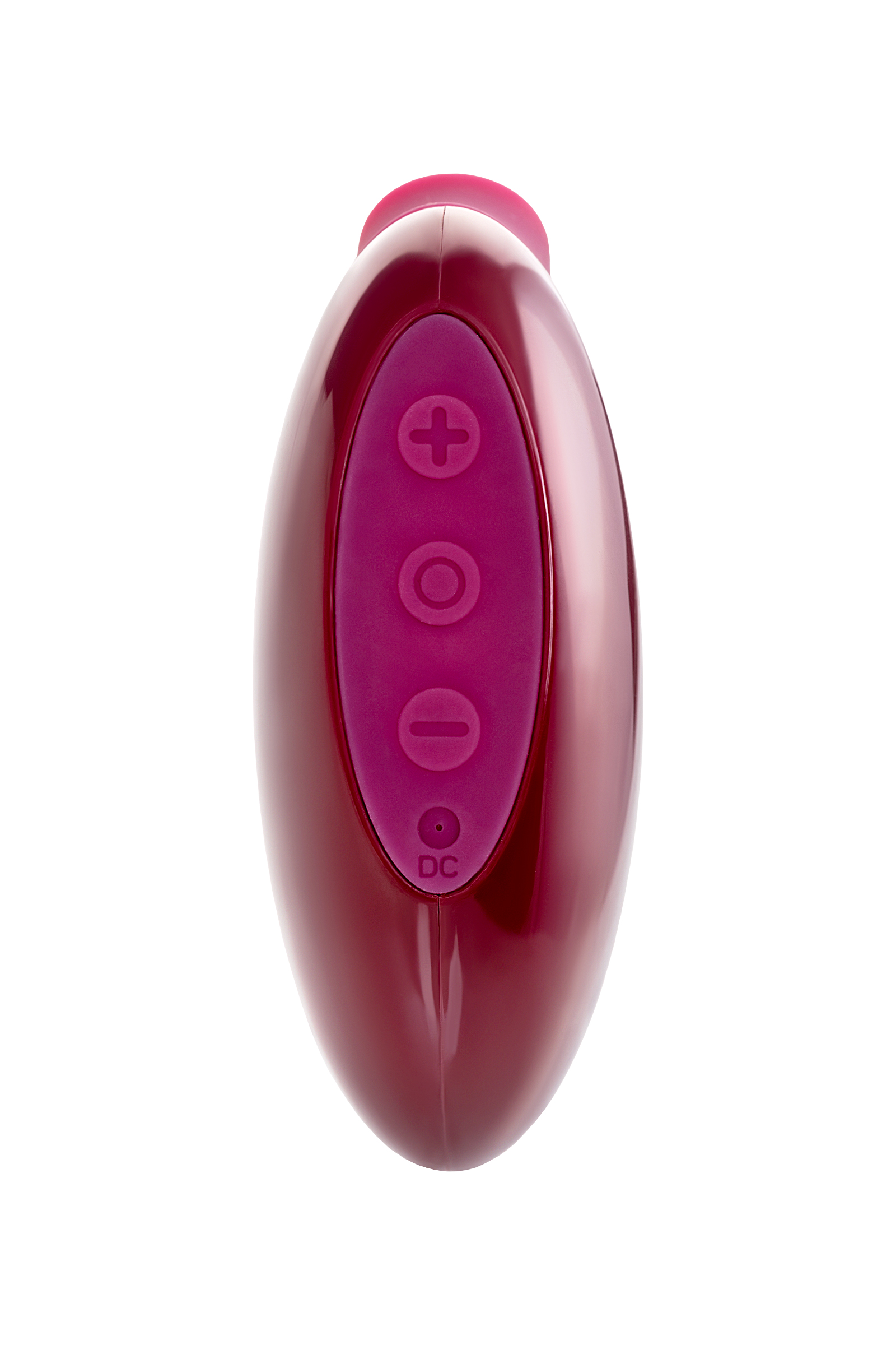 Вакуумный стимулятор клитора TOYFA A-Toys Myrty, бордовый, 9,8 см. Фото N2