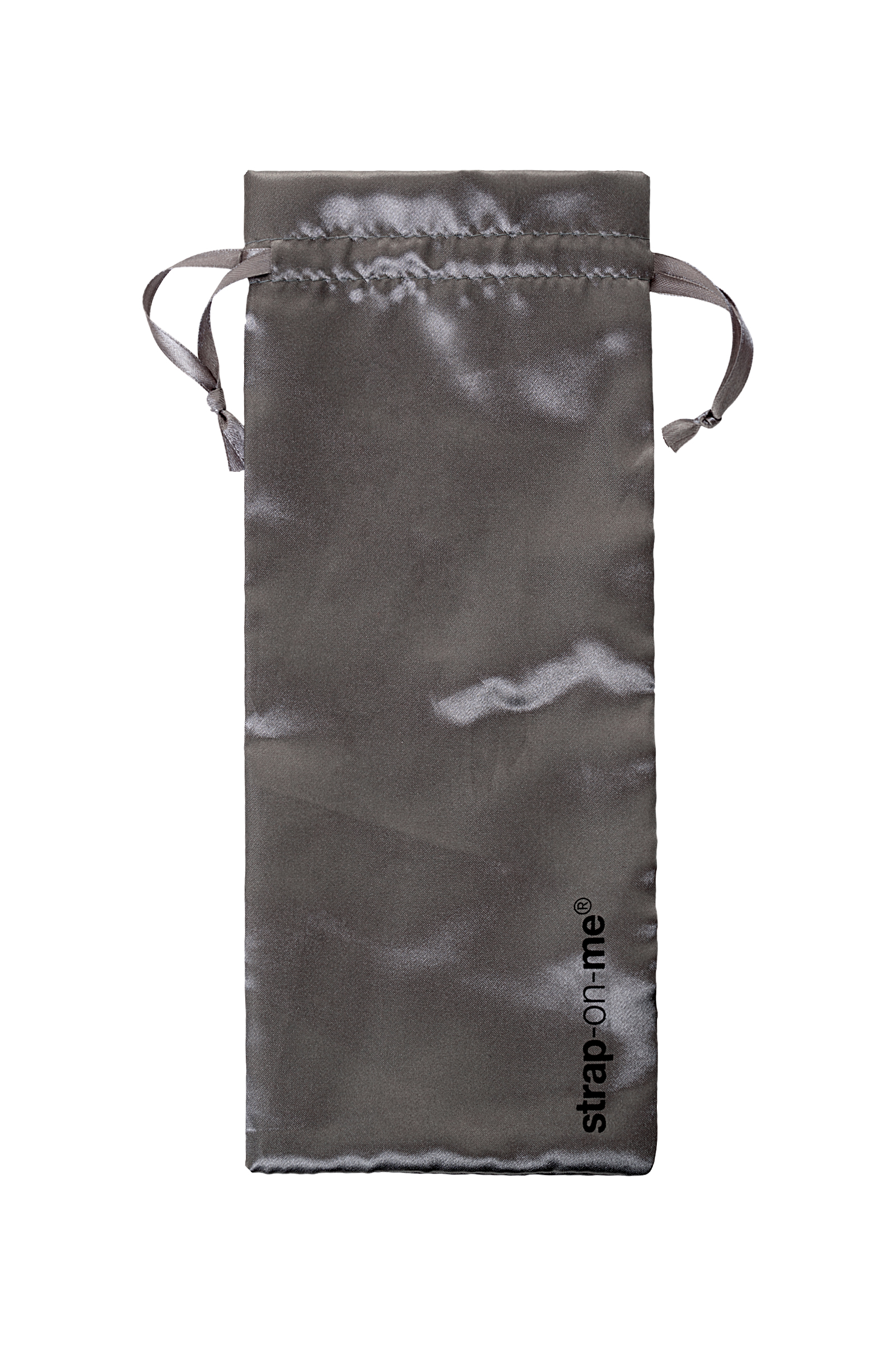 Безремневой нереалистичный страпон Strap-on-me, M, силикон, черный, 24,5 см. Фото N7