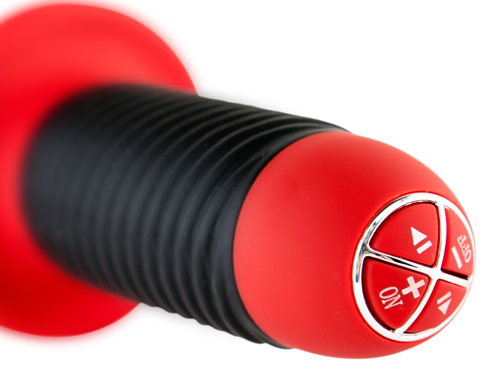 Анальный стимулятор Black & Red by TOYFA с вибрацией, водонепроницаемый, силикон, чёрный, 27 см, Ø 5,7 см. Фото N4