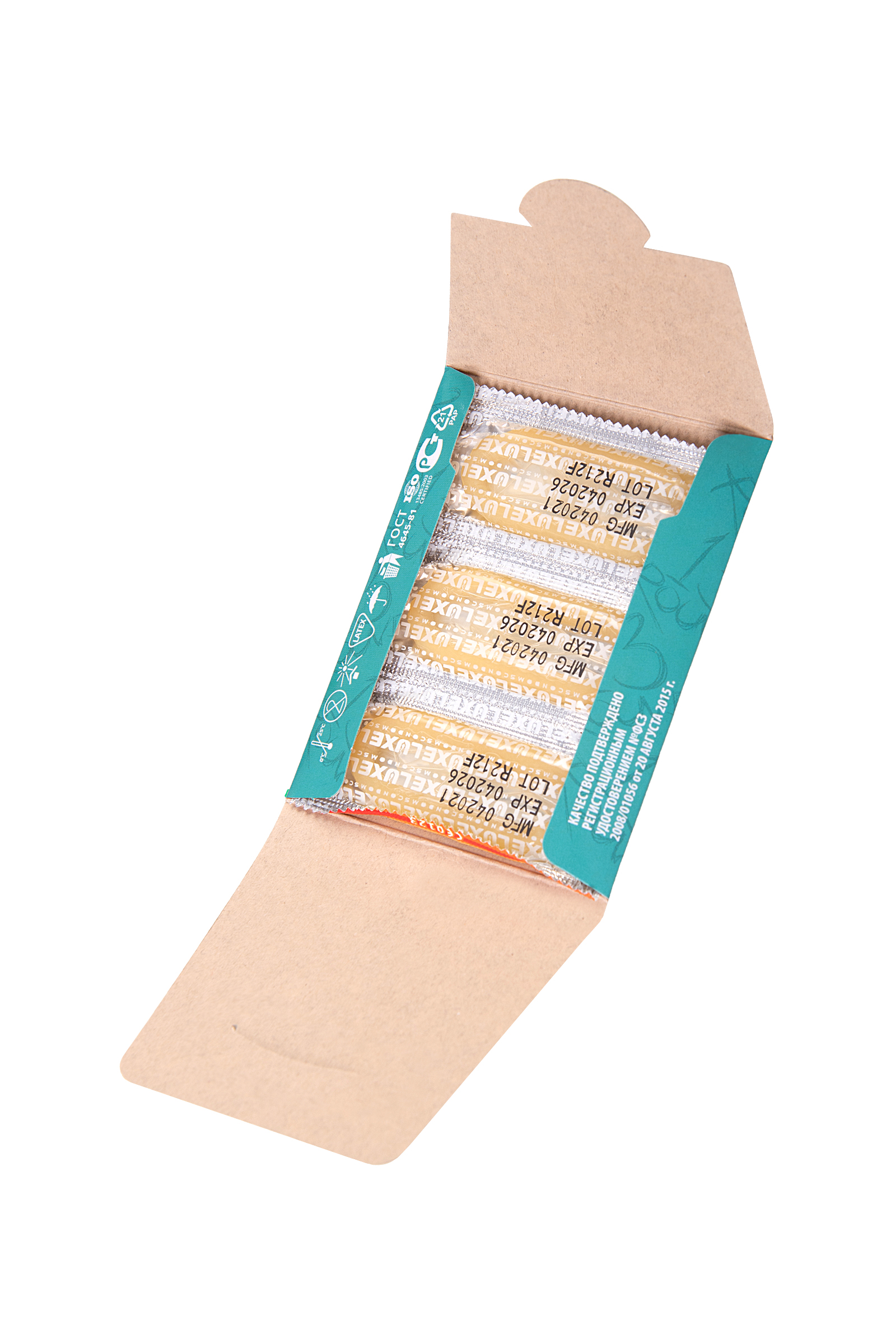 Презервативы Luxe, конверт «Тринадцатый раунд», латекс, 18 см, 5,2 см, 3 шт. фото 1. Фото N4