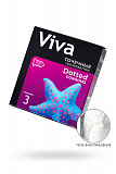 Презервативы Viva, точечные, латекс, 18,5 см, 5,3 см, 3 шт. фото 1