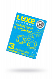 Презервативы Luxe, конверт «Заключенный из Алабамы», латекс, банан, 18 см, 5,2 см, 3 шт. фото 1