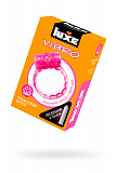 Виброкольцо LUXE VIBRO Техасский Бутон + презерватив, 1 шт, коричневое, 18 см