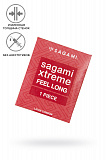 Презервативы Sagami, xtreme, feel long, латекс, 19 см, 5,2 см, 1 шт. фото 1