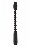 Анальный вибратор Black & Red by TOYFA, водонепроницаемый, ABS пластик, чёрный, 29 см, Ø 2,7 см