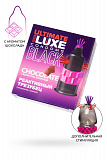 Презервативы Luxe, black ultimate, «Реактивный трезубец», шоколад, 18 см, 5,2 см, 1 шт. фото 1