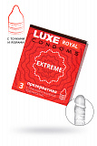 Презервативы Luxe, royal, extreme, 18 см, 5,2 см, 3 шт. фото 1